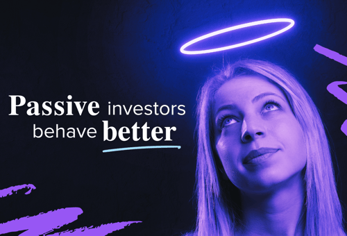 Passive investors behave better